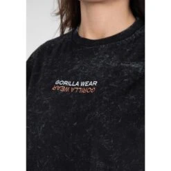 Gorilla Wear Medina Oversized T-Shirt Washed Black -Aanbiedingen Trend Doek Winkel medina oversized t shirt washed black 4