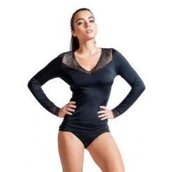 Microvezel T-shirt Met Kant Claire