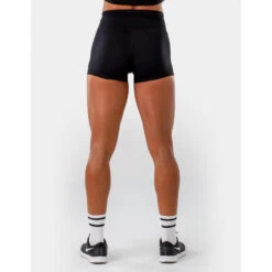 MINI Fitness Short Voor Dames Zwart -Aanbiedingen Trend Doek Winkel mini fitness short voor dames zwart 1