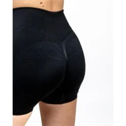 Motion Ribbed Sport Yoga Gym Shorts | Zwart -Aanbiedingen Trend Doek Winkel motion ribbed sport yoga gym shorts zwart 2