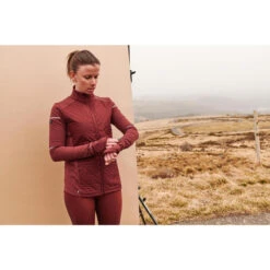 Naadloos Hardloopshirt Voor Dames Skincare Lange Mouwen -Aanbiedingen Trend Doek Winkel naadloos hardloopshirt voor dames skincare lange mouwen bordeaux 7