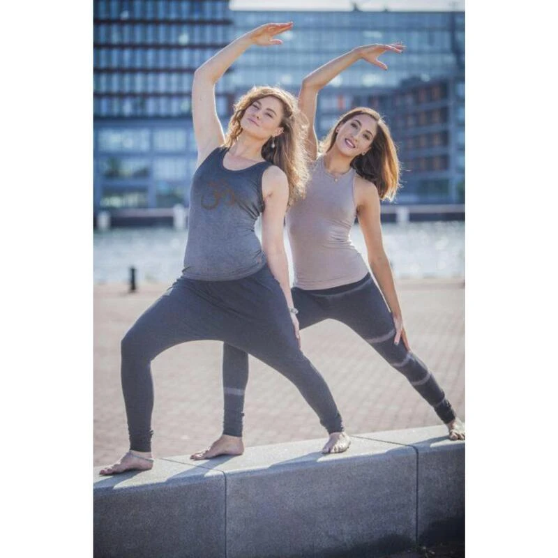 Prana - Extra Lange Yogatop Met Kruisband - Bamboe - Earth 5 Prana - Extra Lange Yogatop Met Kruisband - Bamboe - Earth - Afbeelding 3