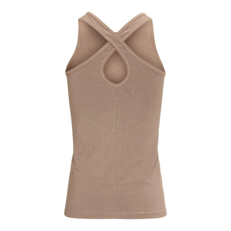 Prana - Extra Lange Yogatop Met Kruisband - Bamboe - Earth 6 Prana - Extra Lange Yogatop Met Kruisband - Bamboe - Earth - Afbeelding 4