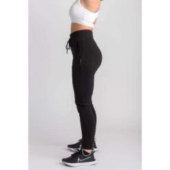 Premium Joggingbroek Fitness - Dames - Zwart -Aanbiedingen Trend Doek Winkel premium joggingbroek fitness dames zwart 2