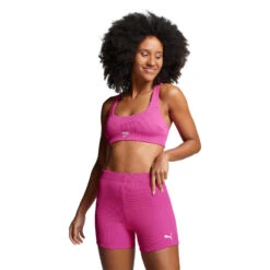 Puma Zwemshort Dames Ribbed Hot Pants Neon Pink -Aanbiedingen Trend Doek Winkel puma zwemshort dames ribbed hot pants neon pink 2