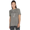 Skechers Diamond Blissful Tee, Vrouwen, T-shirt, Grijs
