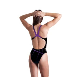 Sportbadpak Vrouwelijk Spider Violet -Aanbiedingen Trend Doek Winkel sportbadpak vrouwelijk spider violet 1