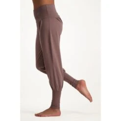 Sukha - Hippe Waist Aladdin Broek Van Biologisch Katoen - Bruin -Aanbiedingen Trend Doek Winkel sukha hippe waist aladdin broek van biologisch katoen bruin 3