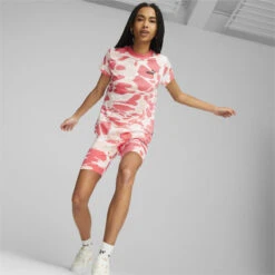 Summer Splash Bedrukt T-shirt Voor Dames PUMA -Aanbiedingen Trend Doek Winkel summer splash bedrukt t shirt voor dames puma 4