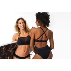 Surfbadpak Voor Dames ELISE Met Dubbele Platte Verstelling ZWART -Aanbiedingen Trend Doek Winkel surfbadpak voor dames elise met dubbele platte verstelling zwart 15