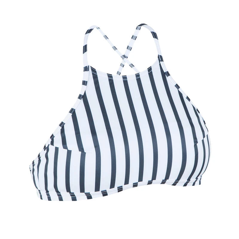 High Neck Bikinitop Met Pads Andrea Wave Fuchsia 4 High Neck Bikinitop Met Pads Andrea Wave Fuchsia - Afbeelding 3