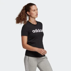ADIDAS T-SHIRT VOOR FITNESS EN SOFT TRAINING DAMES ZWART -Aanbiedingen Trend Doek Winkel t shirt voor fitness en soft training dames zwart 1