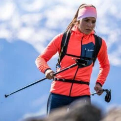 Loeffler Technisch Shirt Met Lange Mouwen Dames W Hoody FZ Sunrize - Roze -Aanbiedingen Trend Doek Winkel technisch shirt met lange mouwen dames w hoody fz sunrize roze 2