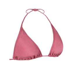 TRIANGELBIKINITOP VOOR DAMES MAE MET SCHUIFCUPS GERIBD 24 TRIANGELBIKINITOP VOOR DAMES MAE MET SCHUIFCUPS GERIBD -Aanbiedingen Trend Doek Winkel triangelbikinitop voor dames mae met schuifcups geribd roze 2