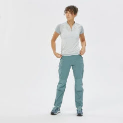 Quechua Naadloos Dames T-shirt Met Korte Mouwen Voor Fast Hiking FH900 -Aanbiedingen Trend Doek Winkel wandelshirt met korte mouwen voor dames mh900 2