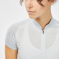 Quechua Naadloos Dames T-shirt Met Korte Mouwen Voor Fast Hiking FH900 -Aanbiedingen Trend Doek Winkel wandelshirt met korte mouwen voor dames mh900 5