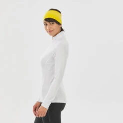 Warm Langlaufshirt Met Lange Mouwen Voor Dames XC S TS 100 -Aanbiedingen Trend Doek Winkel warm t shirt met lange mouwen dames xc s ts 100 wit 2