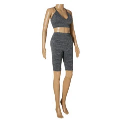 Xtreme Sportswear Korte Sportlegging Dames Short Antraciet Melange -Aanbiedingen Trend Doek Winkel xtreme sportswear korte sportlegging dames short antraciet melange 2