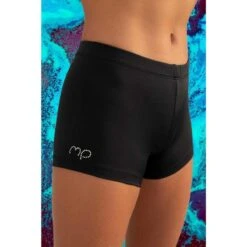 Zwarte, Strakke Turn- En Dansshort Voor Dames